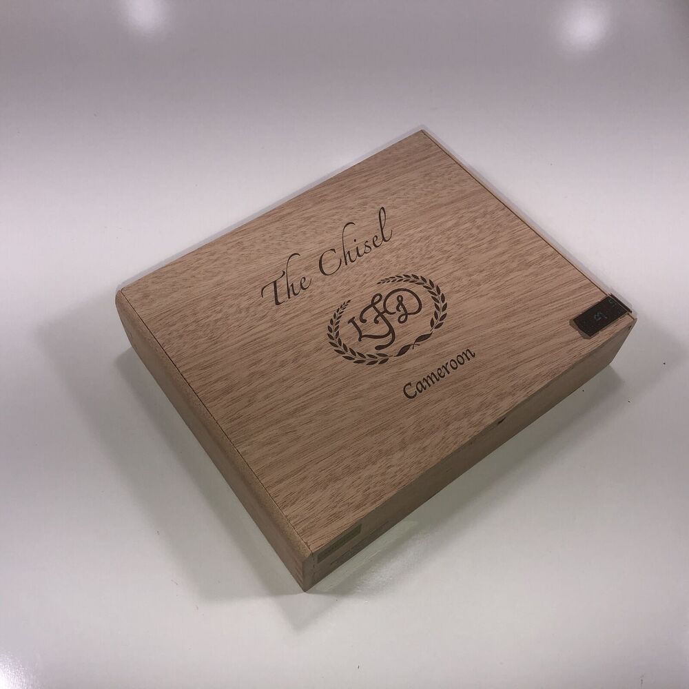 LFD Chisel Empty Wooden Cigar Box 8.75x7x2